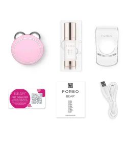 BEAR Mini Pearl Pink | App-verbonden Microcurrent Facial Toning Apparaat met 3 Intensiteiten