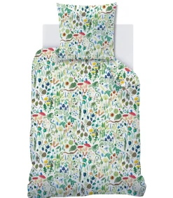 Beddengoed 100% katoen bedrukt, FAUNA AND FLORA