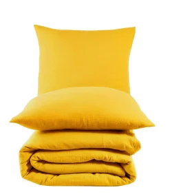 Beddengoed 200x200 cm in katoen gaas mousseline