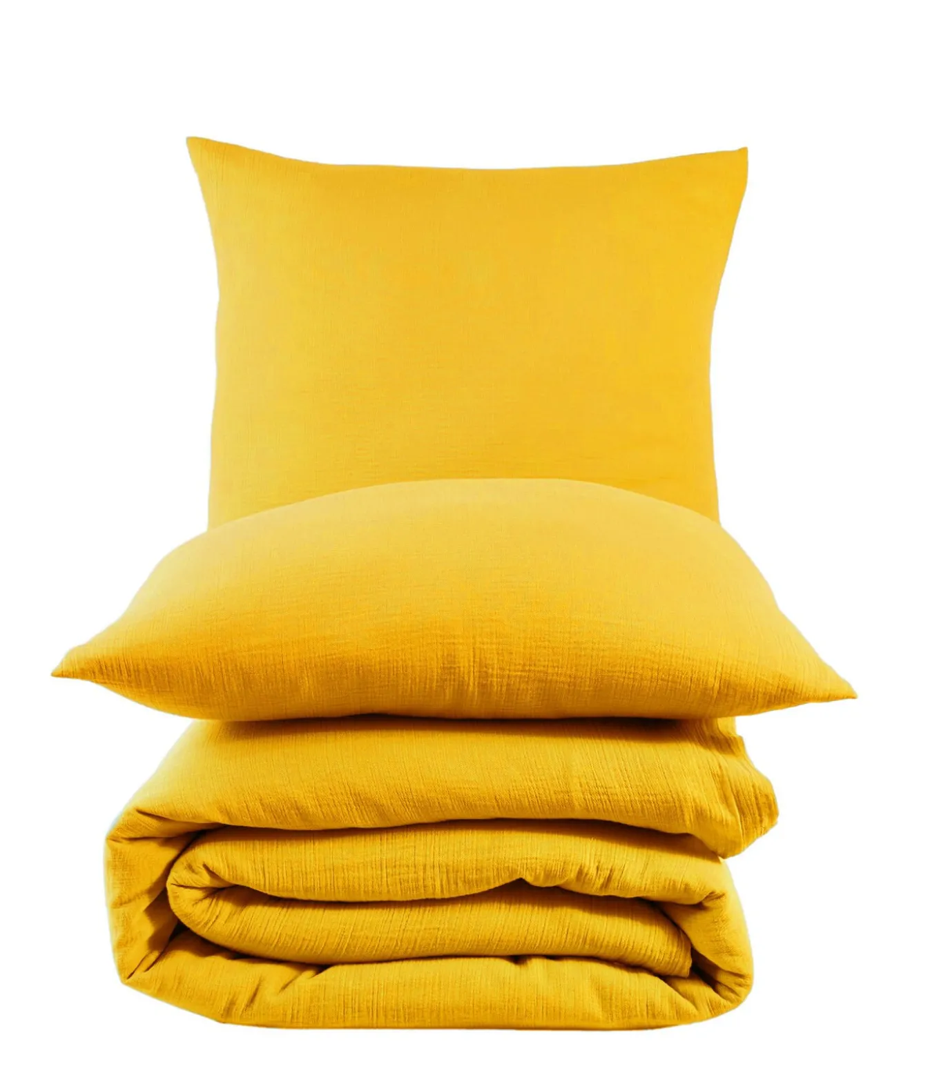 Beddengoed 200x200 cm in katoen gaas mousseline