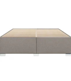 Bedframe zonder matras stof taupe 180x200 cm