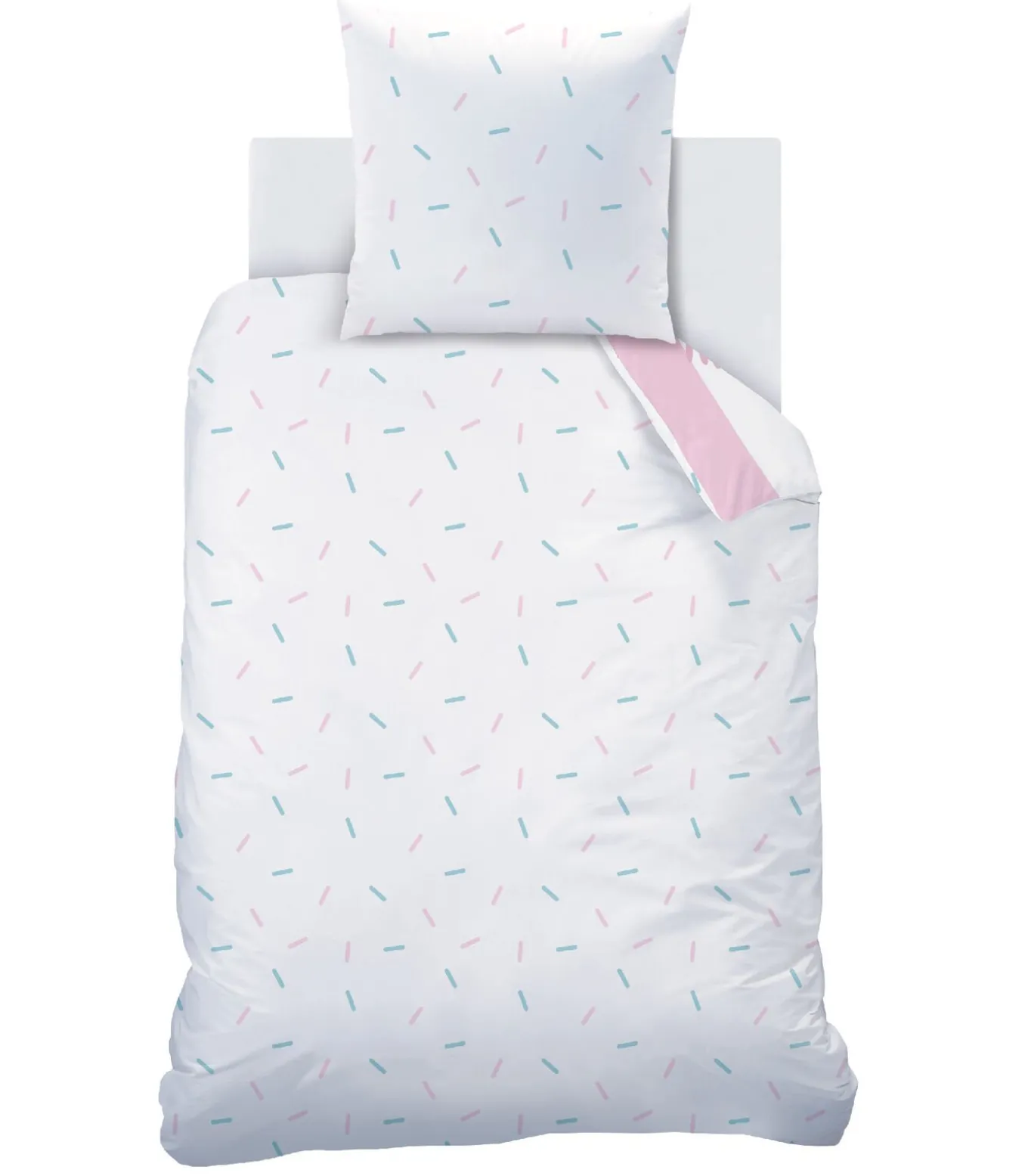 Bedrukt beddengoed 100% katoen, DISNEY HOME STITCH STRIPE