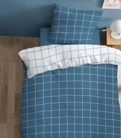 Bedrukt beddengoed set 100% katoen, CHECKS