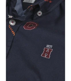 Bedrukt katoenen overhemd