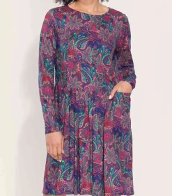 Bedrukte jurk Ecovero OKI