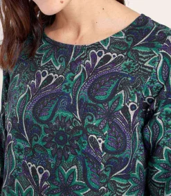 Bedrukte jurk Ecovero OKI