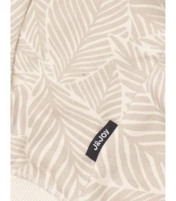 Beige jongenstrui met plantenprint
