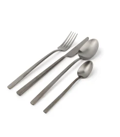 Bestekset 16-delig mat zwart Terno