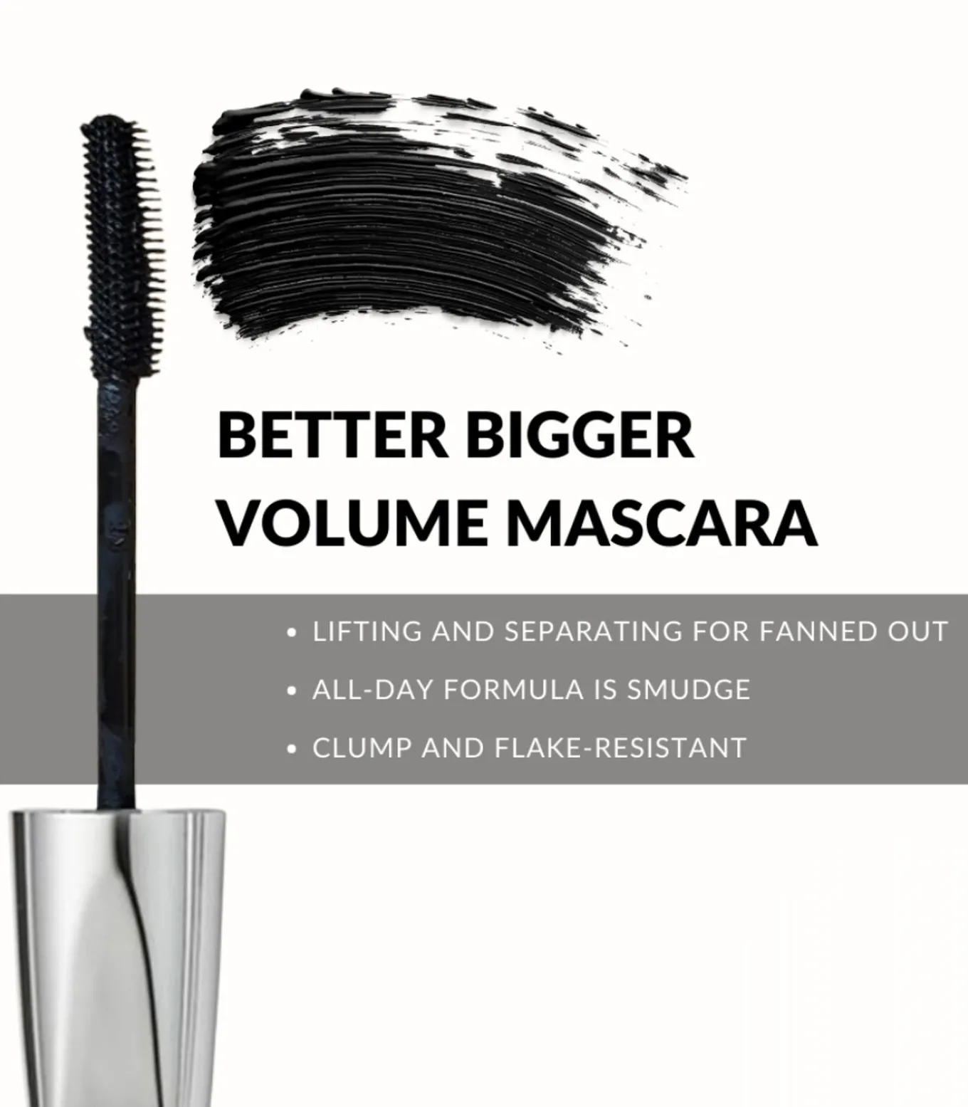 Betere mascara met groter volume
