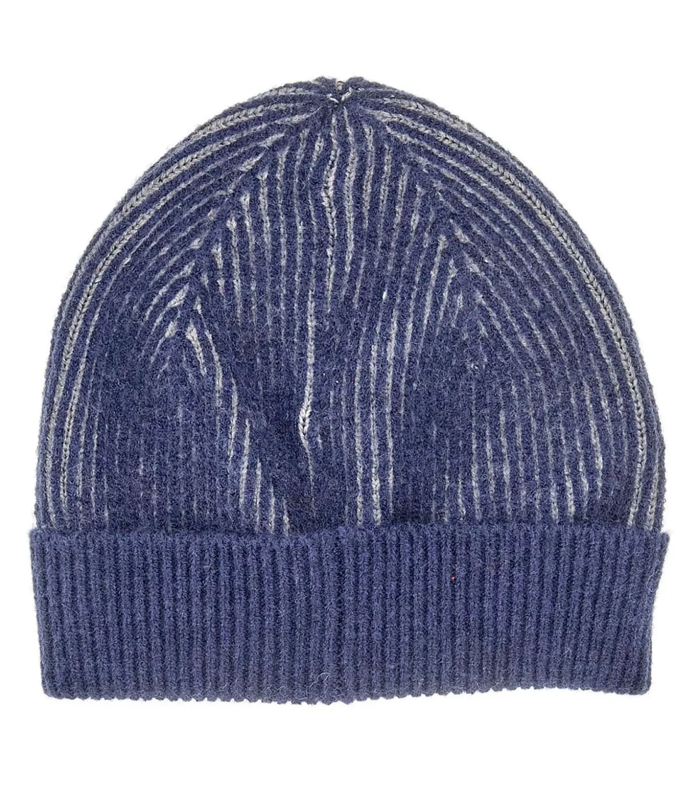 Bicolor Ribbed Beanie