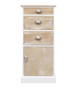 Bijzetkast 38x28x86 cm paulowniahout