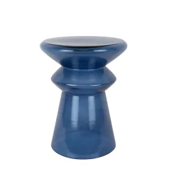 Bijzettafel Amarre - Blauw - 32x32x45cm