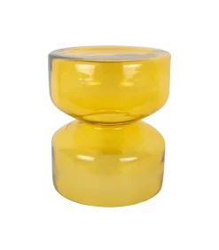 Bijzettafel Doble - Geel - 35x35x41cm