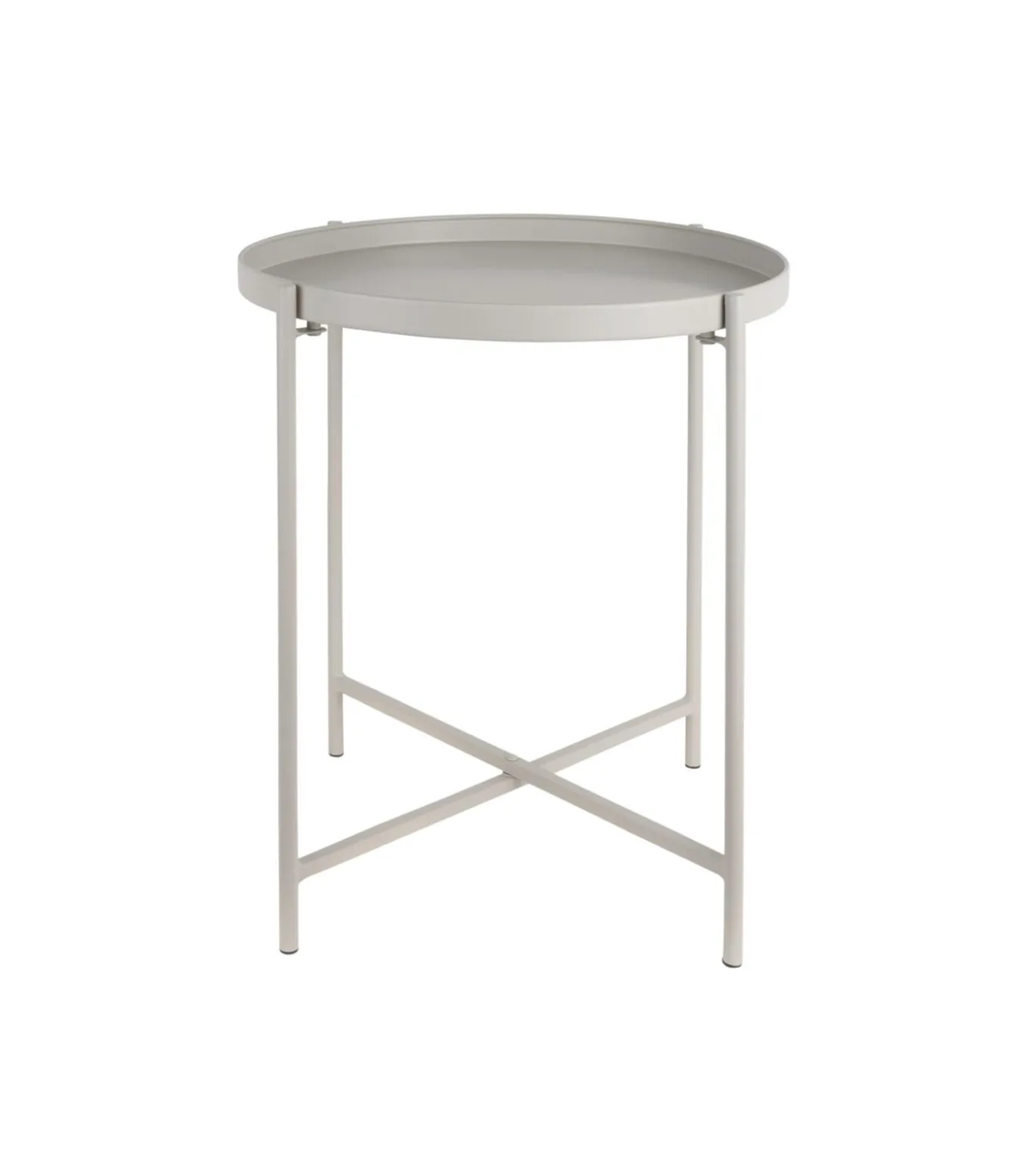 Bijzettafel Meseta - Grijs - 40x40x49cm