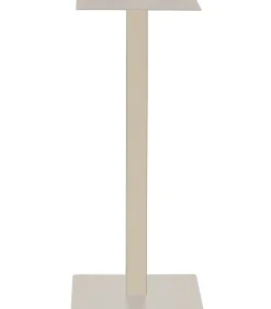 Bistro Vierkante Bartafel Poot Metaal Dakargrau 105X50x50 Cm