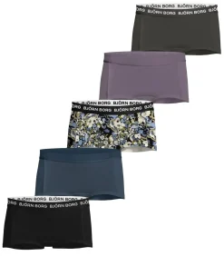 Björn Borg 5-Pack meisjes boxershorts - Minishorts - Katoenen kinder onderbroeken multipack