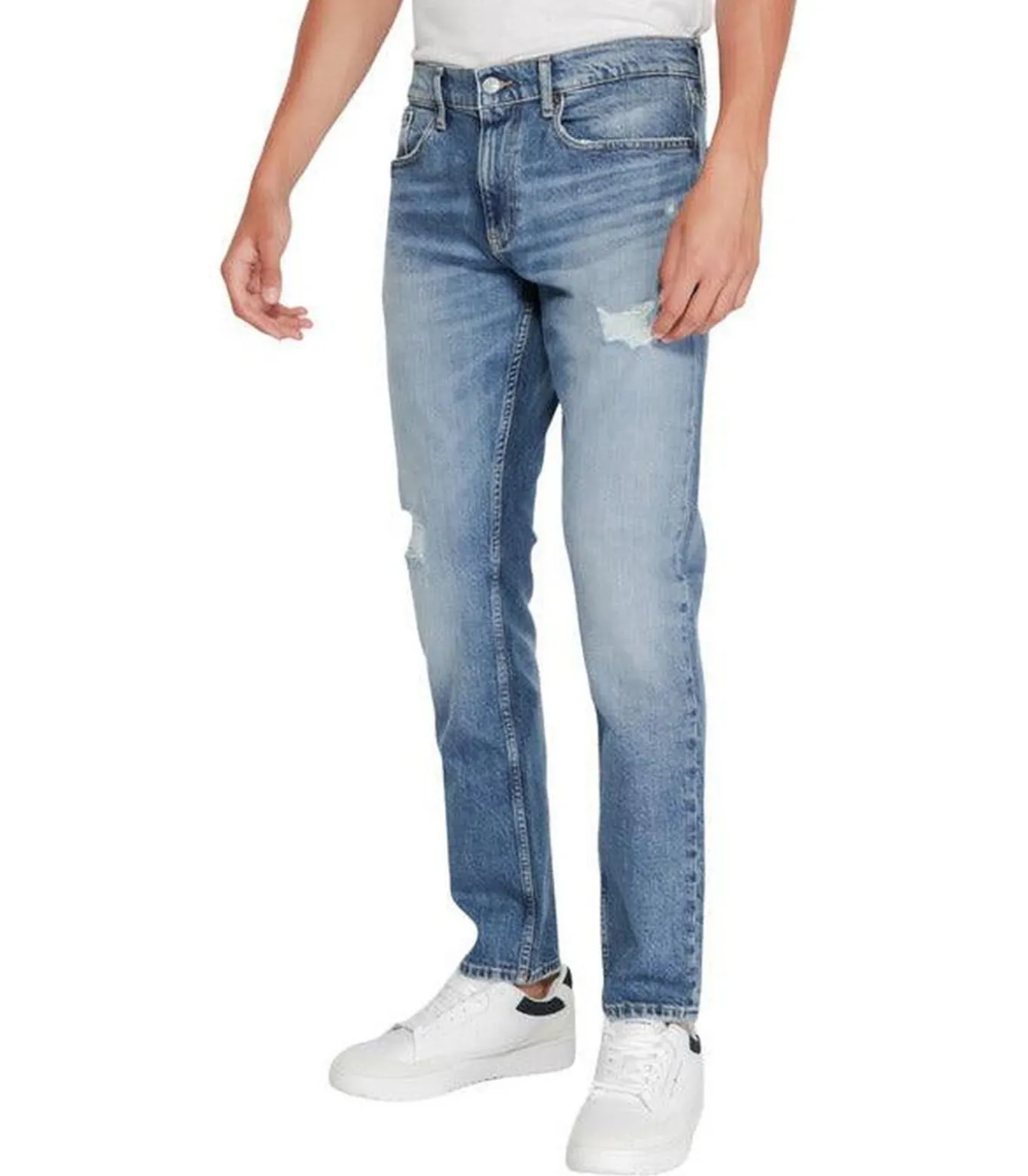 Blauw Straight Relaxed Jeans