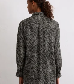 Blouse met relaxte print