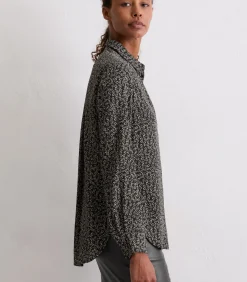 Blouse met relaxte print