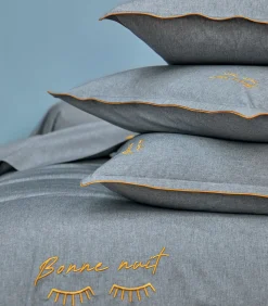 BONNE NUIT Indigo - Hoeslaken Gerecycled draad