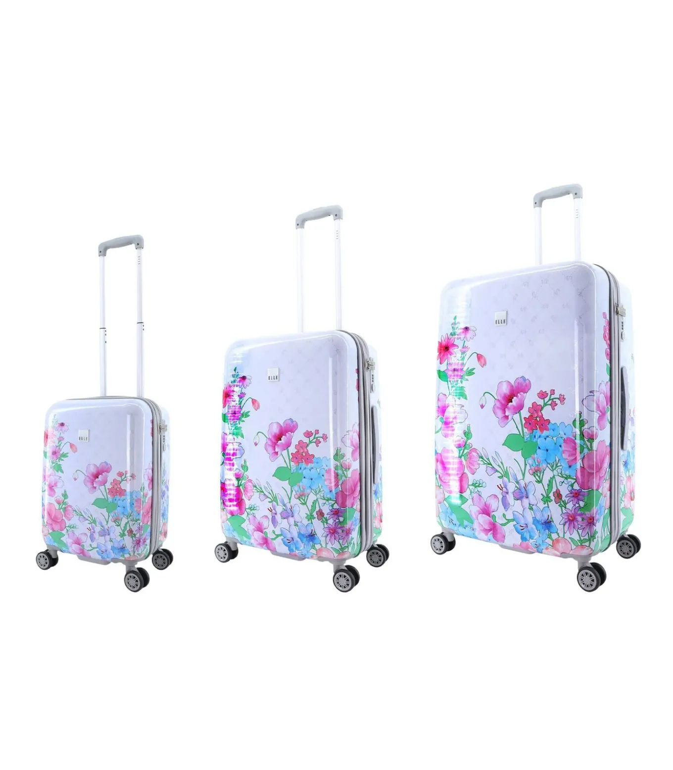 Bouquet Reiskofferset 55/65/78 cm (S/M/L) 8 wielen