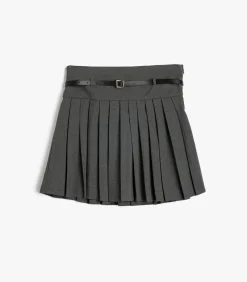 Boven knielengte Dik geplooid Rok