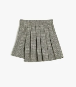 Boven knielengte Dik geplooid Rok