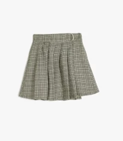 Boven knielengte Dik geplooid Rok