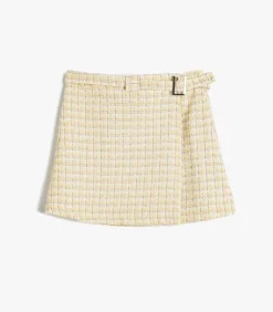 Boven knielengte Dubbele rij knopen Rok