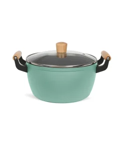 Braadpan met houten handvatten