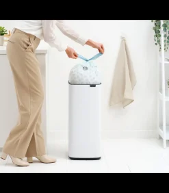 Brabantia Bo Touch Bin, 30 liter - White