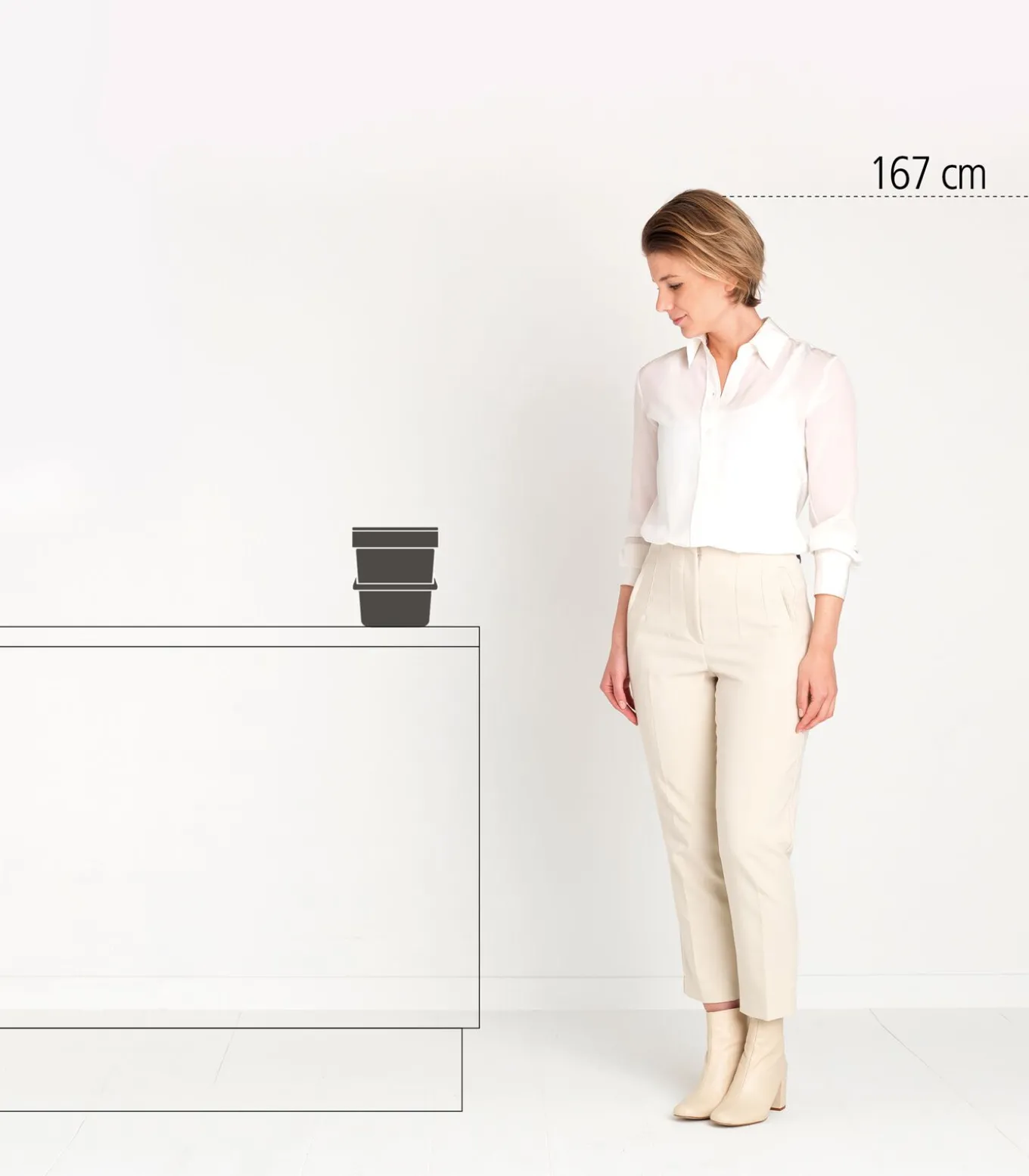 Brabantia Sort & Go afvalemmer, 6 liter - Jade Green