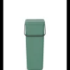 Brabantia Sort & Go afvalemmer, 40 liter - Fir Green