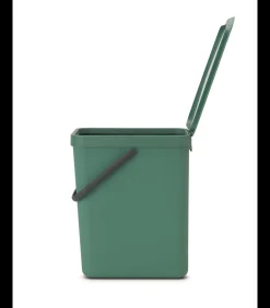 Brabantia Sort & Go afvalemmer, 25 liter - Fir Green