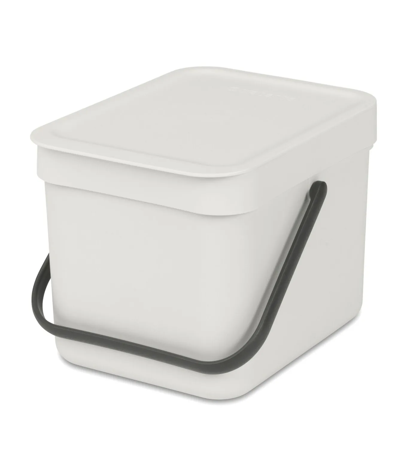 Brabantia Sort & Go afvalemmer, 6 liter - Light Grey