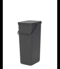 Brabantia Sort & Go afvalemmer, 40 liter - Grey