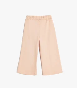 Brede pijpen geribbeld Sweat Bottoms