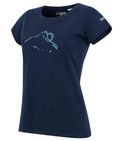 BREEZED V - T-shirt - Marineblauw