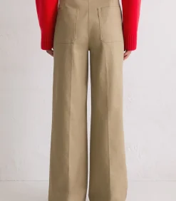 Broek met wijde pijpen