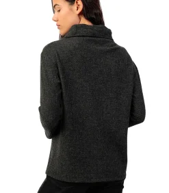 Button-down top met lange mouwen Neck Buttons