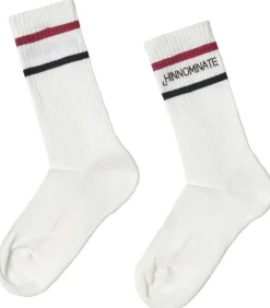 Calze Con Intarsio In Orizzontale