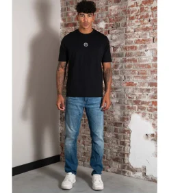 Camo erosion t-shirt - black