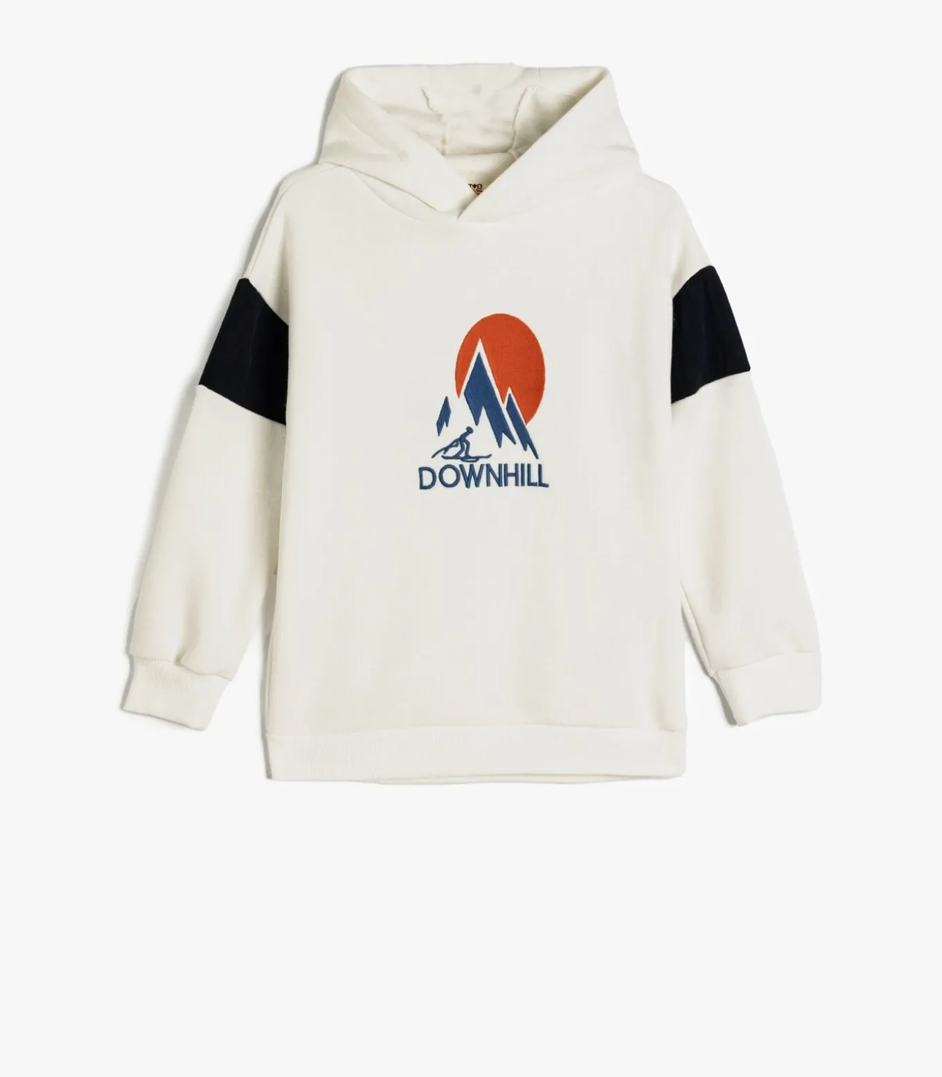 Capuchon kraag geborduurd Sweatshirt