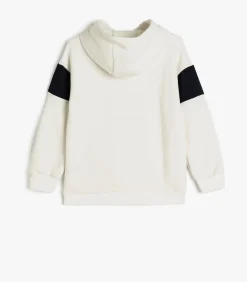 Capuchon kraag geborduurd Sweatshirt