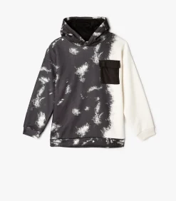 Capuchon kraag Met drukwerk Sweatshirt