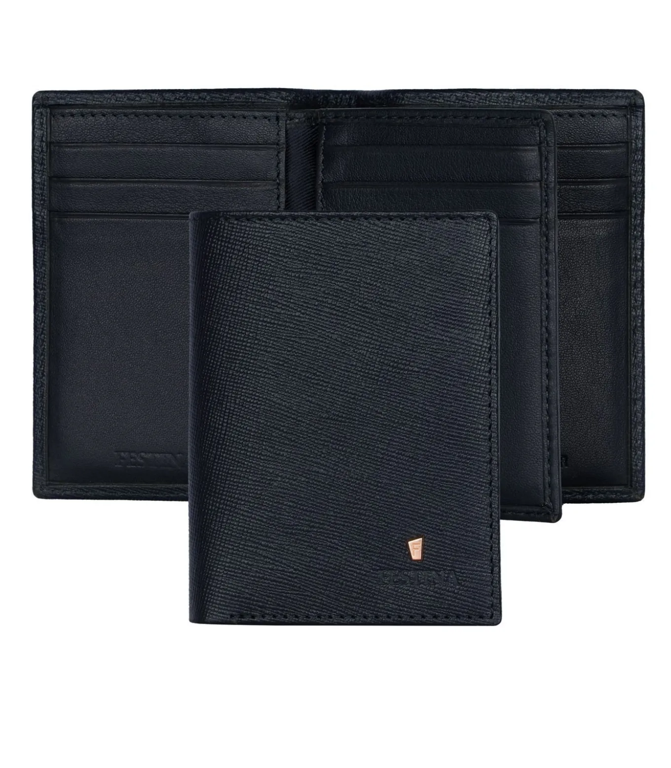 Card holder with flap Chronobike Navy