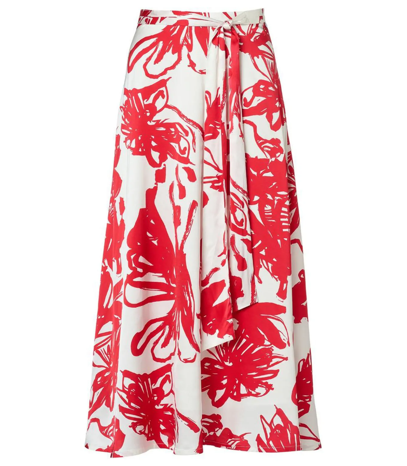Carissa Print Rok Rood / Wit