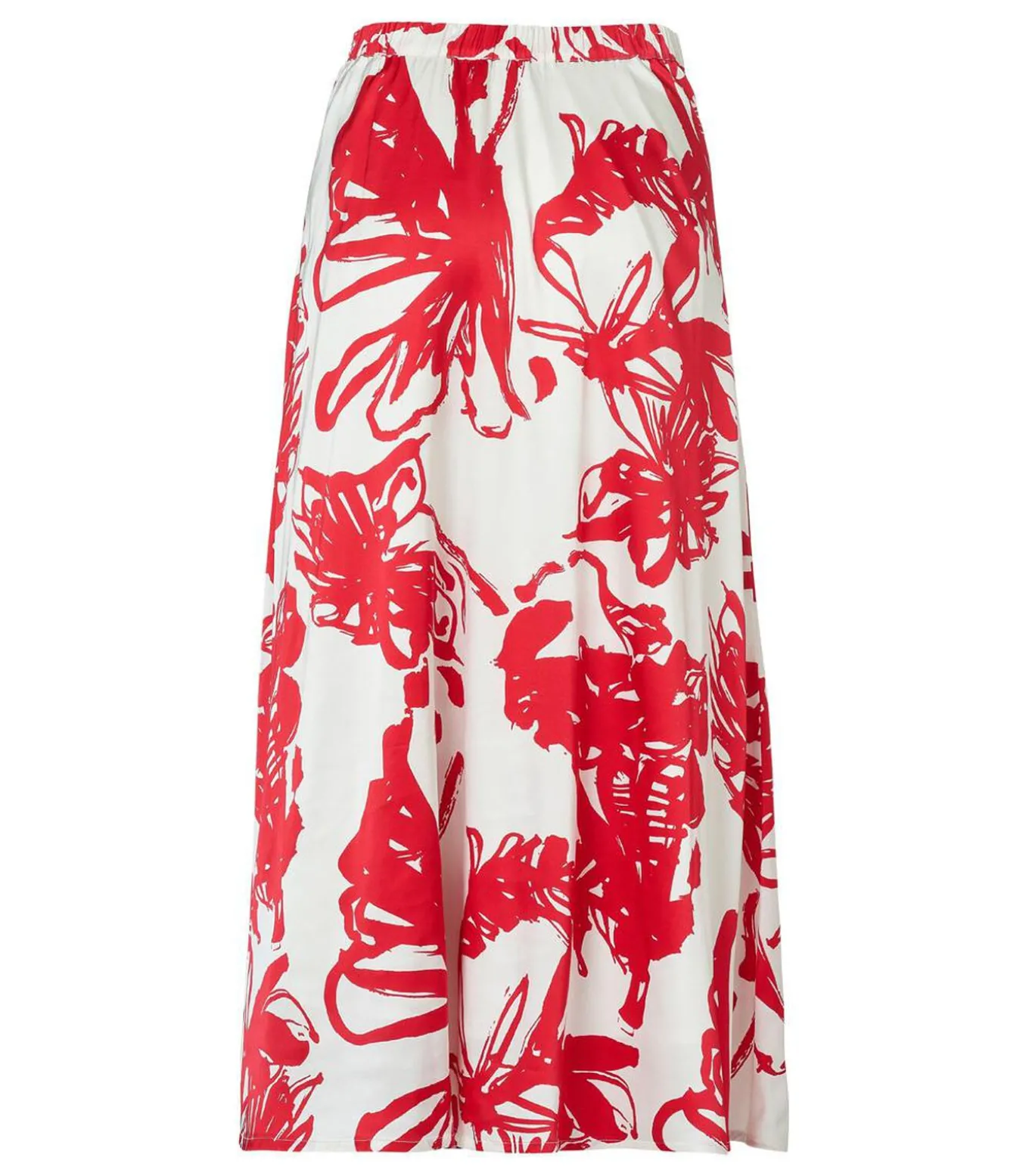 Carissa Print Rok Rood / Wit
