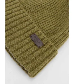 Carlton beanie hat - light moss