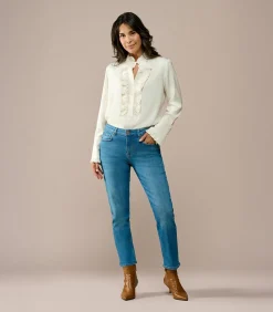 Caroline Tensen Detroit Broek Medium Blauw Denim